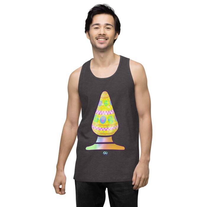 Men’s premium tank top - Easter Egg Butt Plug - Image 7