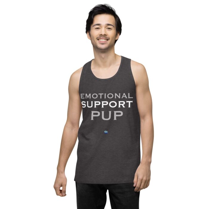 Men’s premium tank top - Emotional Support Pup - Image 23