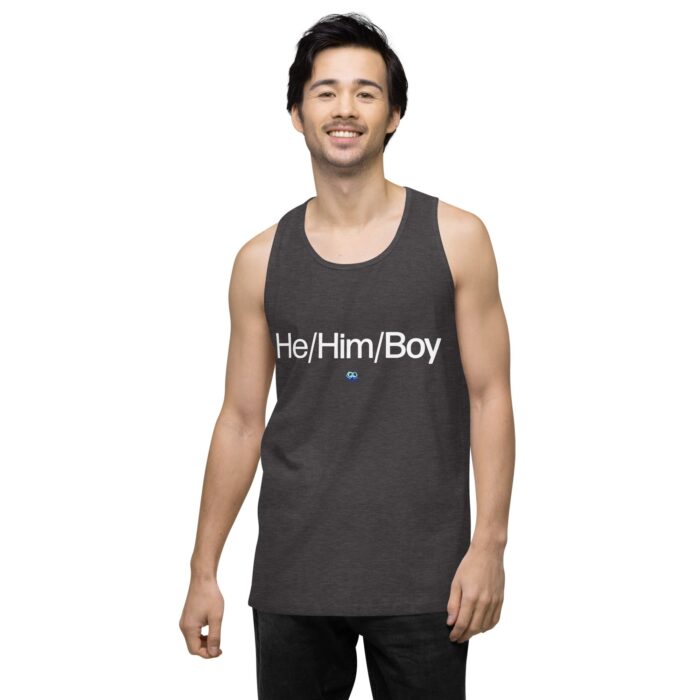 Men’s premium tank top - He/Him/Boy - Image 11