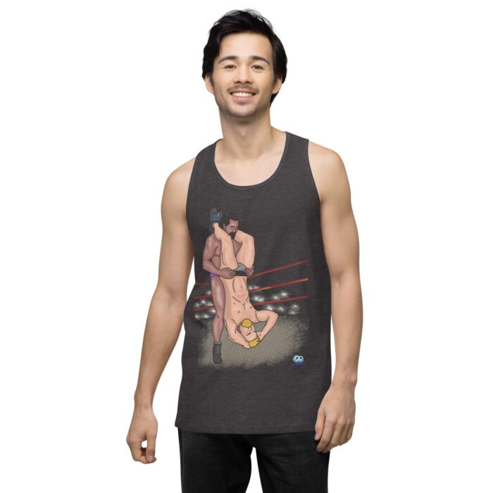 Men’s premium tank top - Pile Driver - Image 22