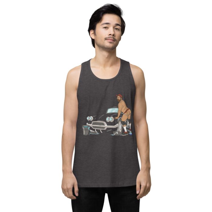 Men’s premium tank top - Car Wash - Image 22