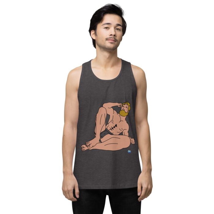 Men’s premium tank top - Blonde in Jock