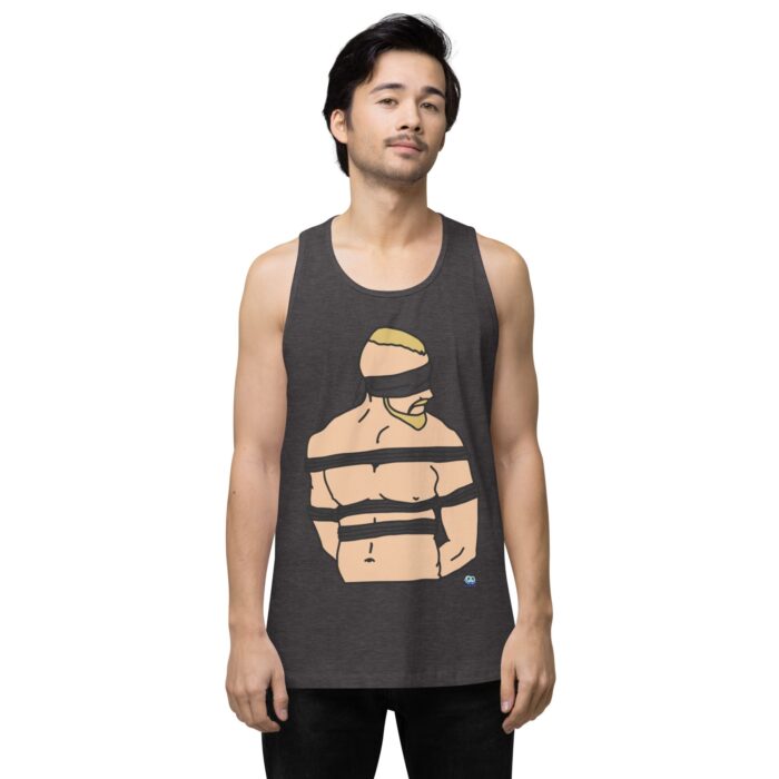 Men’s premium tank top - Bound and Blindfolded - Image 9