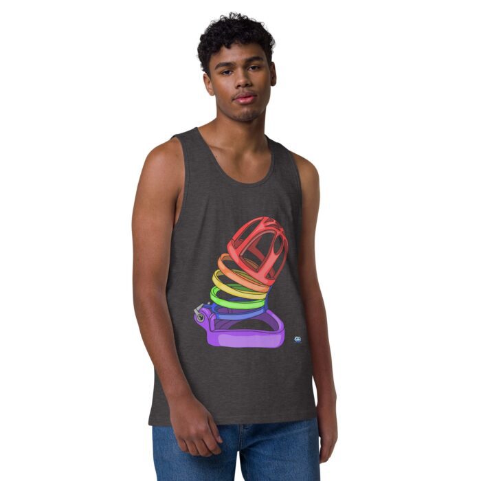 Men’s premium tank top - Chastity Cage - Image 18