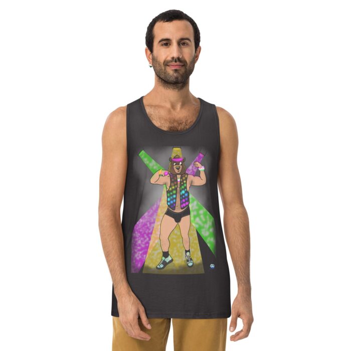 Men’s premium tank top - Circuit Bear - Image 6