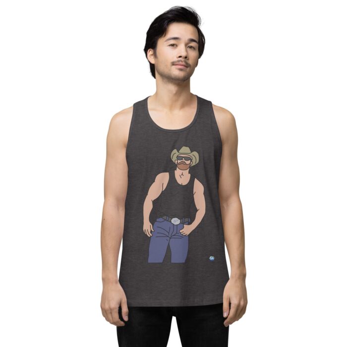 Men’s premium tank top - Cowboy Blues - Image 21