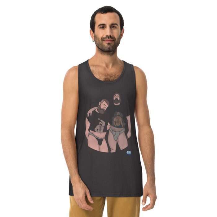 Men’s premium tank top - Cropped - Image 10