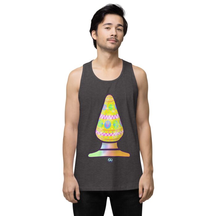 Men’s premium tank top - Easter Egg Butt Plug - Image 6