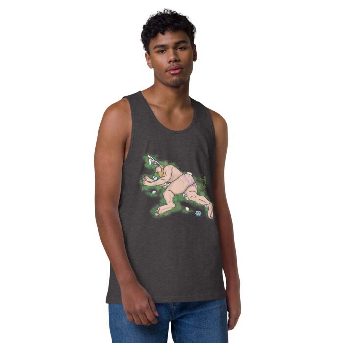 Men’s premium tank top - Egg Hunt - Image 6