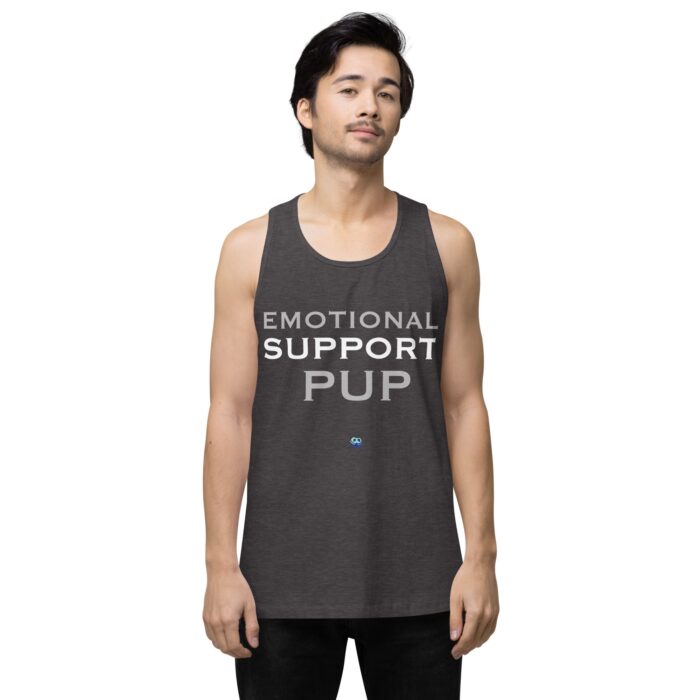 Men’s premium tank top - Emotional Support Pup - Image 22