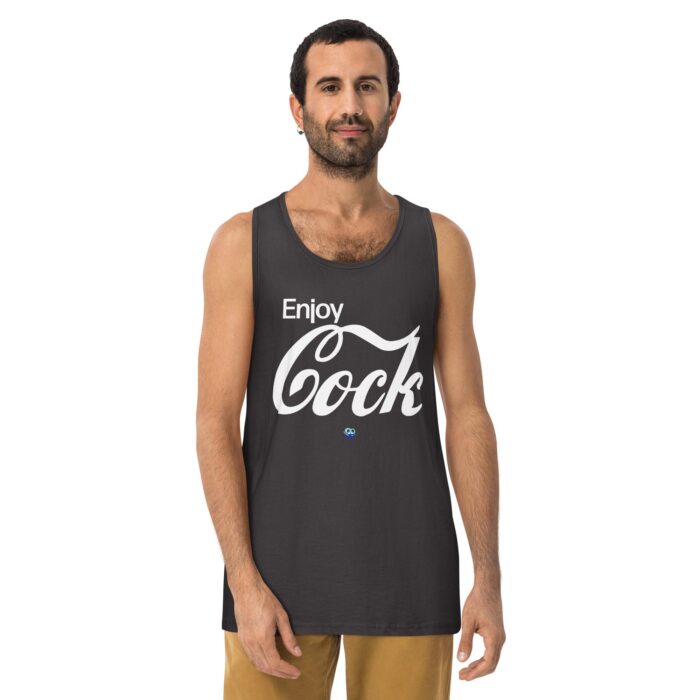 Men’s premium tank top - Enjoy Cock - Image 5