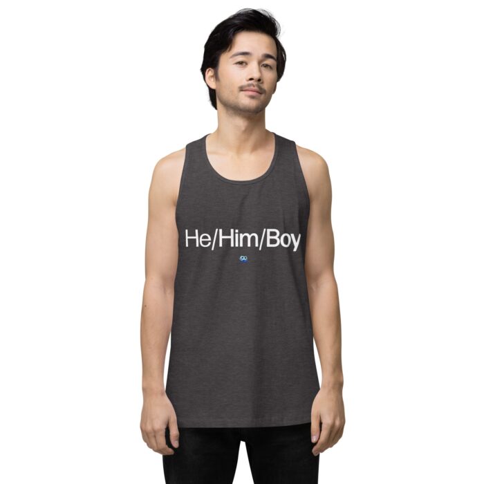 Men’s premium tank top - He/Him/Boy - Image 10