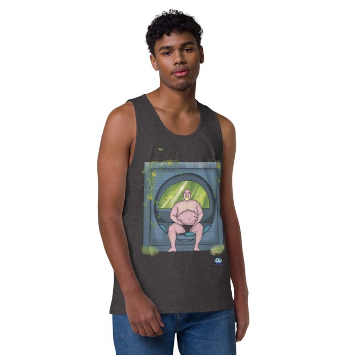 Men’s premium tank top - Heavy Meditation - Image 8