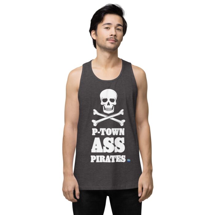 Men’s premium tank top - P-Town Ass Pirates - Image 9