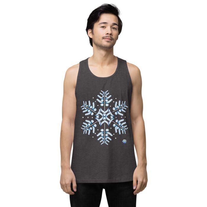 Men’s premium tank top - Snowflake - Image 21