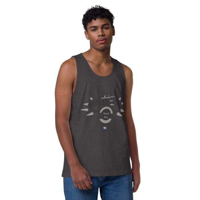 Men’s premium tank top - Spiked Collar - Image 10