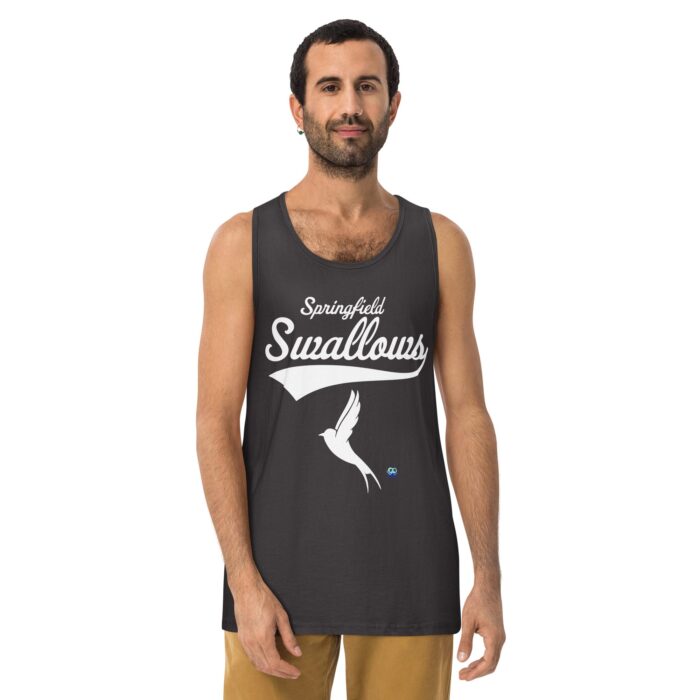 Men’s premium tank top - Springfield Swallows - Image 9
