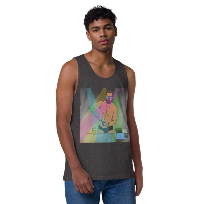 Men’s premium tank top - The Bartender - Image 10