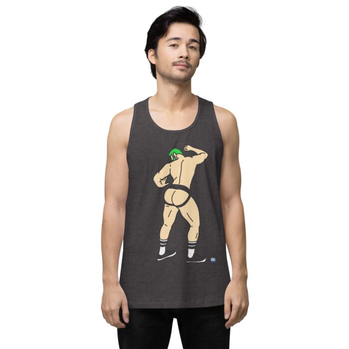 Men’s premium tank top - Up Against The Wall - Image 10