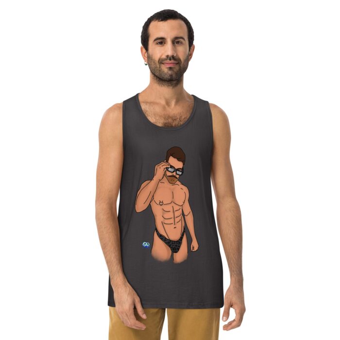 Men’s premium tank top - Wild - Image 6