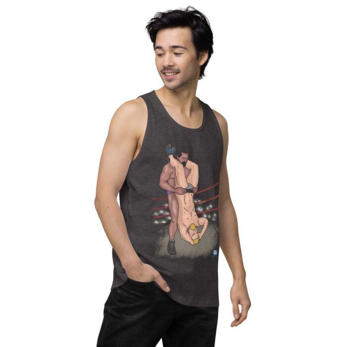 Men’s premium tank top - Pile Driver - Image 23