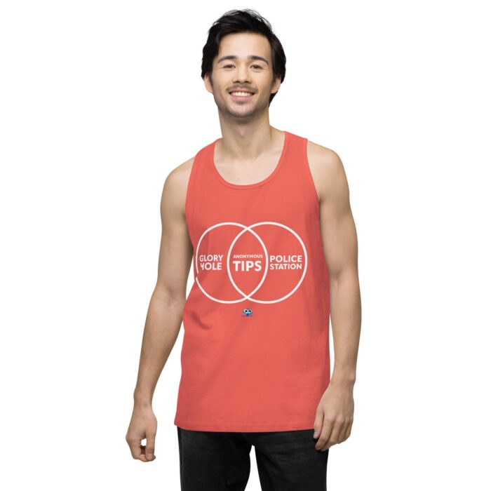 Men’s premium tank top - Anonymous Tips - Image 37