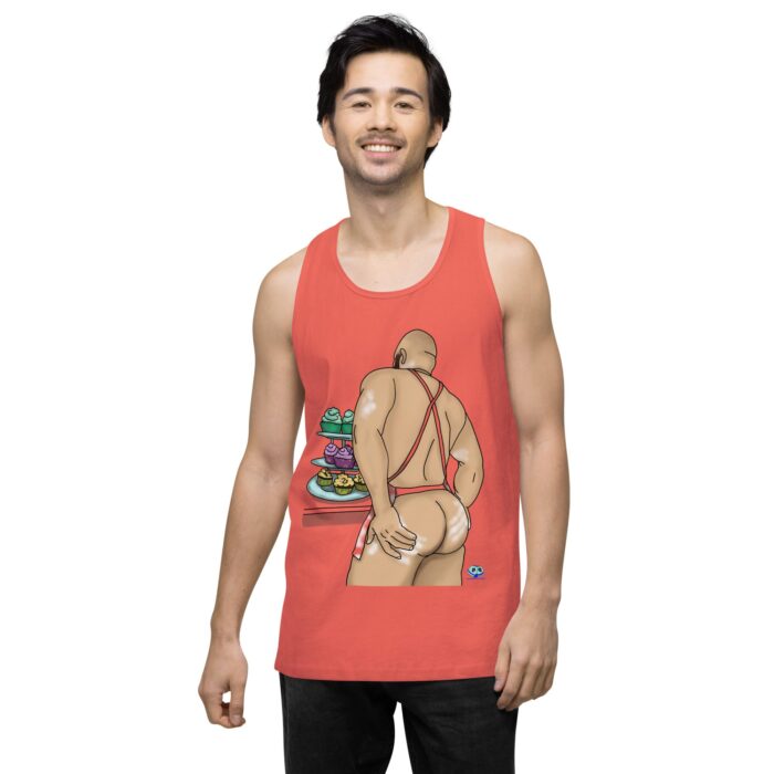 Men’s premium tank top - Cakes - Image 37
