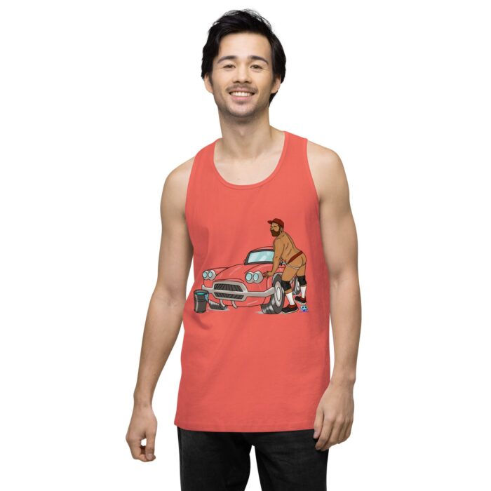 Men’s premium tank top - Car Wash - Image 38