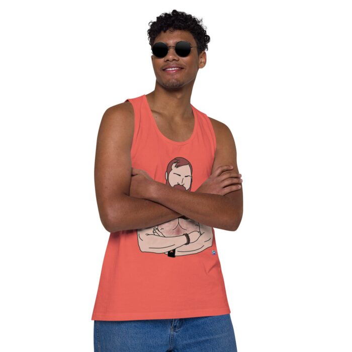 Men’s premium tank top - Hairy Harness - Image 30