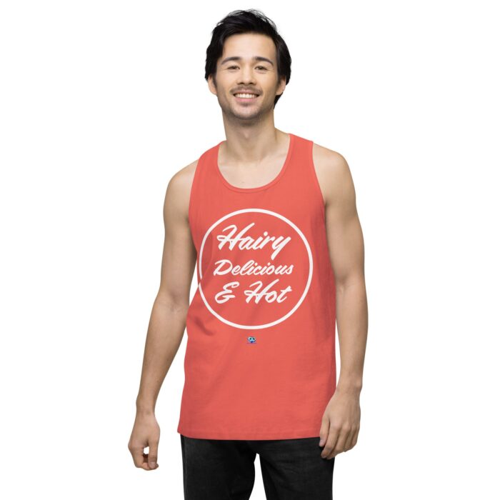 Men’s premium tank top - Hot Hairy Delicious