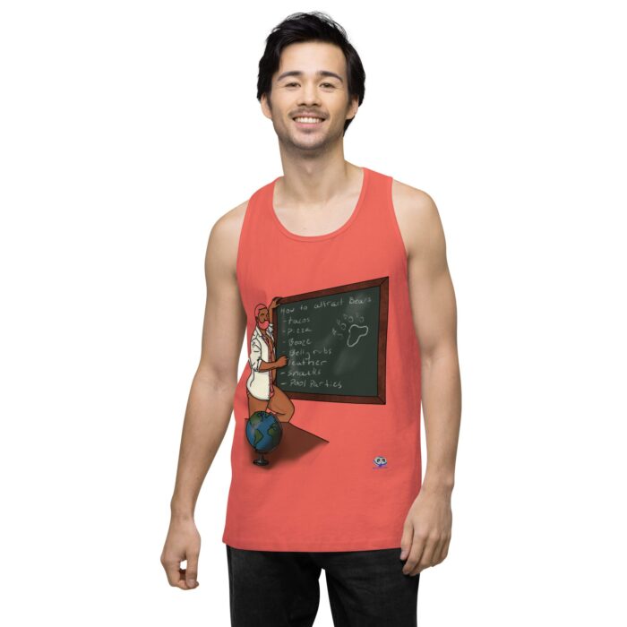 Men’s premium tank top - How To Attract A Bear - Image 38