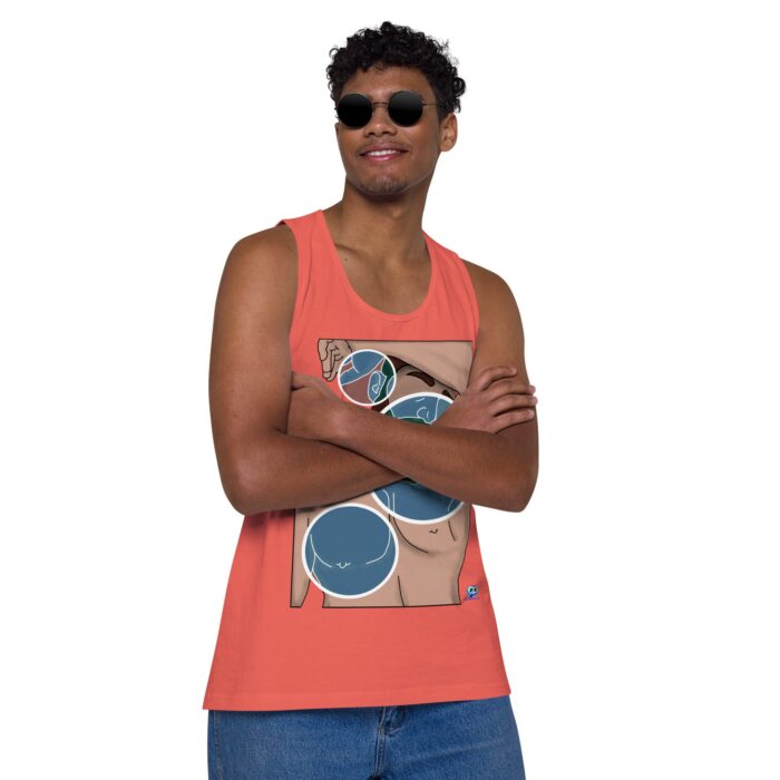 Men’s premium tank top - Negative Feelings - Image 12