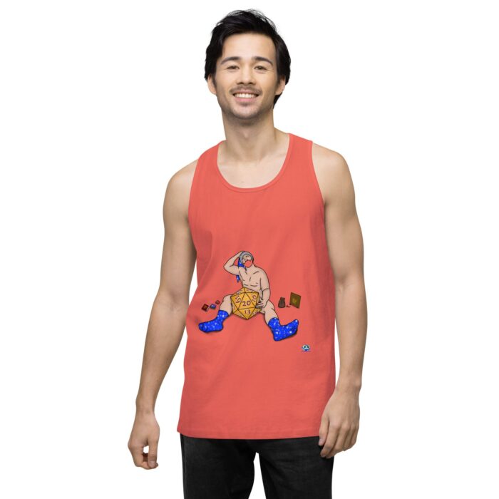 Men’s premium tank top - Roll for Charisma - Image 27