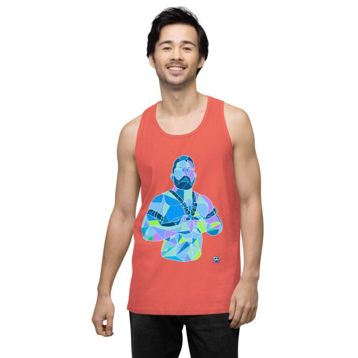 Men’s premium tank top - Shattered - Image 16