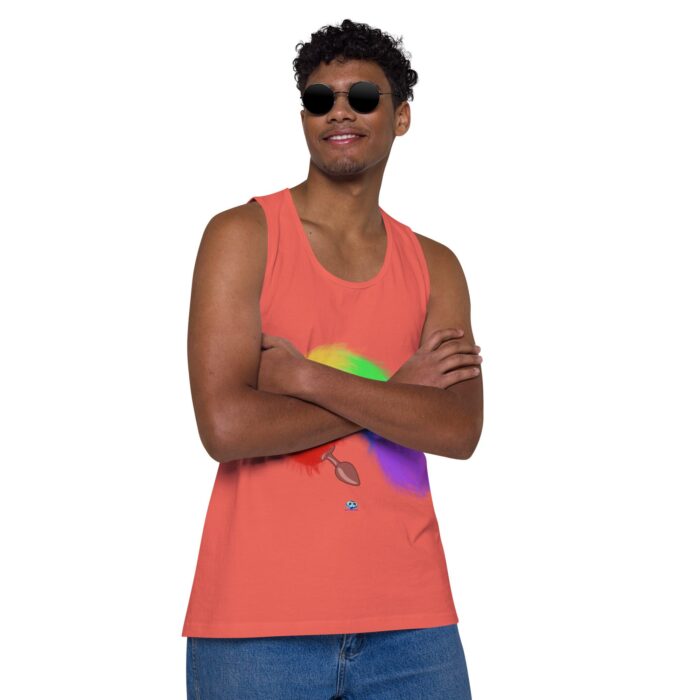 Men’s premium tank top - Tails - Image 16