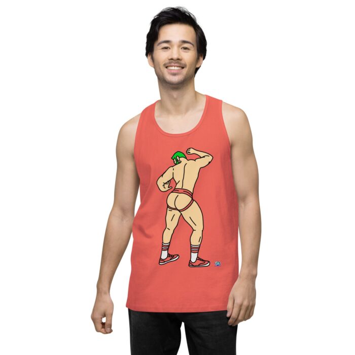 Men’s premium tank top - Up Against The Wall - Image 16