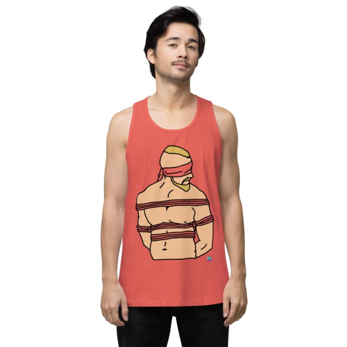 Men’s premium tank top - Bound and Blindfolded - Image 15