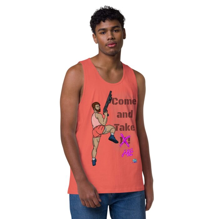 Men’s premium tank top - Come and Take Me - Image 12