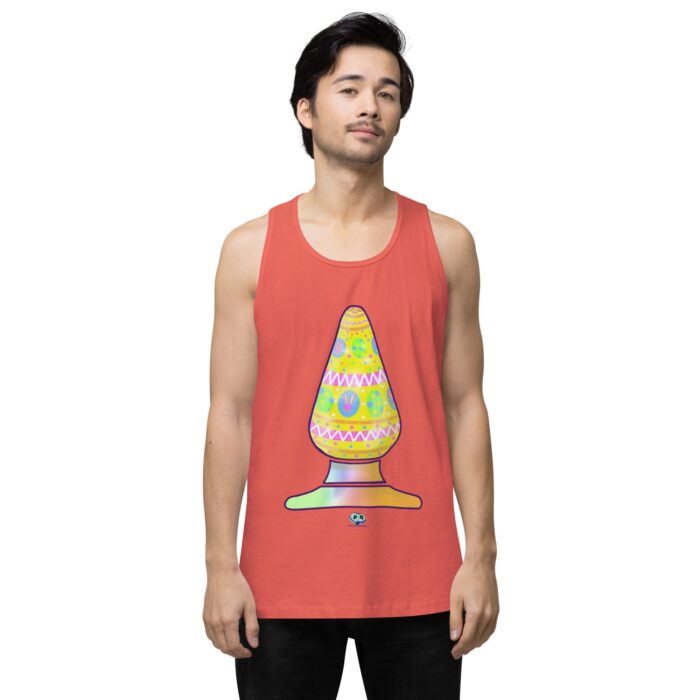 Men’s premium tank top - Easter Egg Butt Plug - Image 12