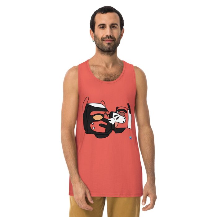 Men’s premium tank top - Lick - Image 9