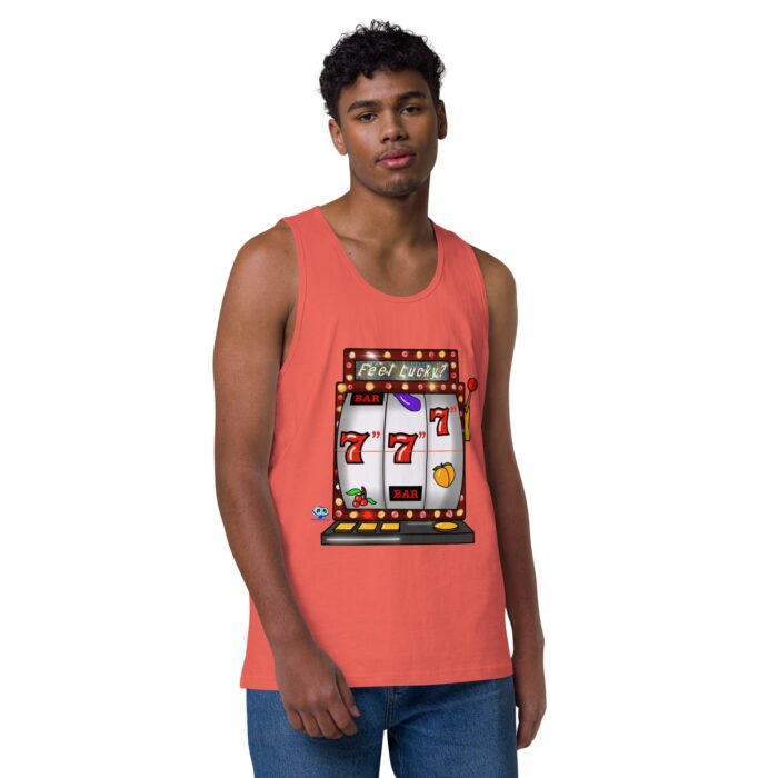 Men’s premium tank top - Lucky Seven Inches - Image 16