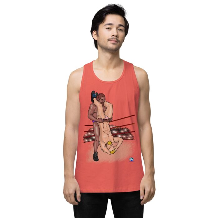 Men’s premium tank top - Pile Driver - Image 36