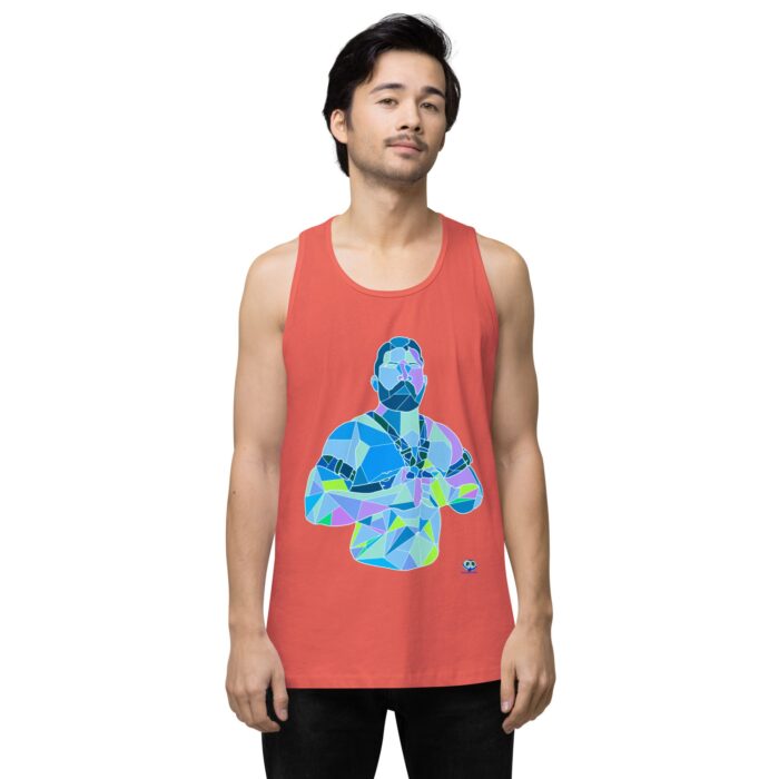 Men’s premium tank top - Shattered - Image 15