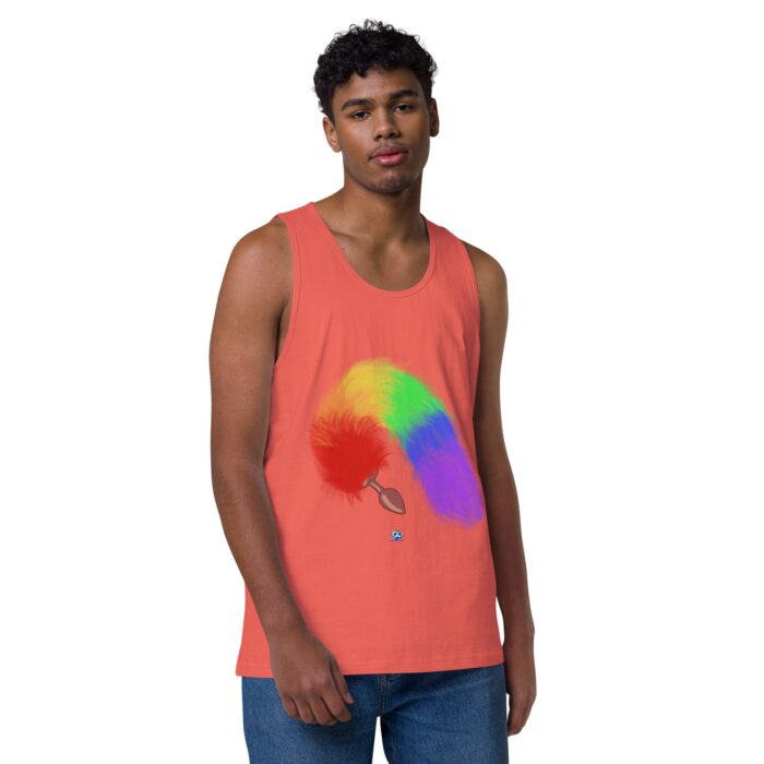 Men’s premium tank top - Tails - Image 15