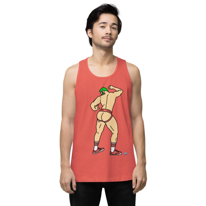 Men’s premium tank top - Up Against The Wall - Image 15