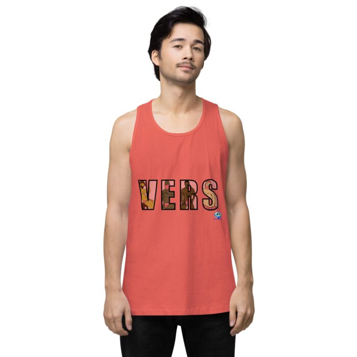 Men’s premium tank top - VERS Cutout - Image 16