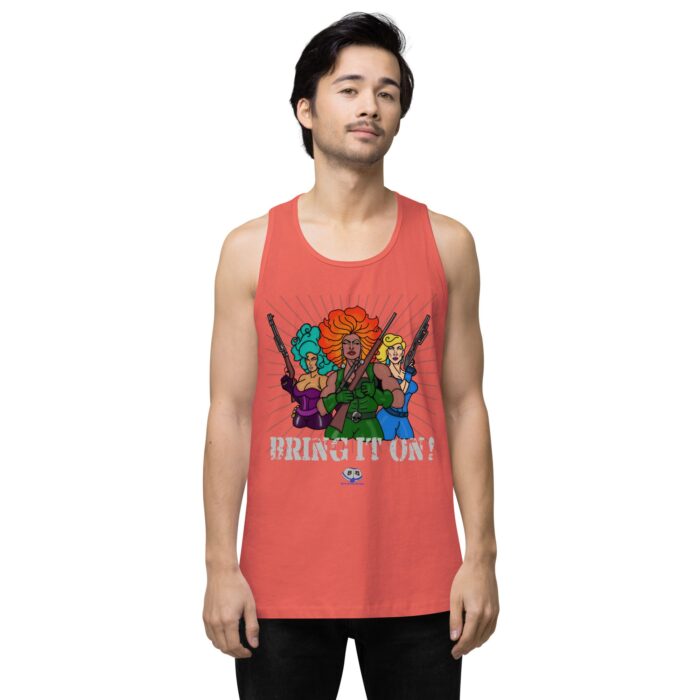 Men’s premium tank top - War on Drag - Image 15