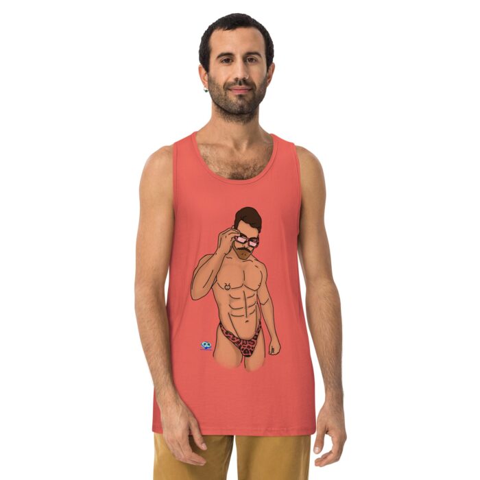 Men’s premium tank top - Wild - Image 8