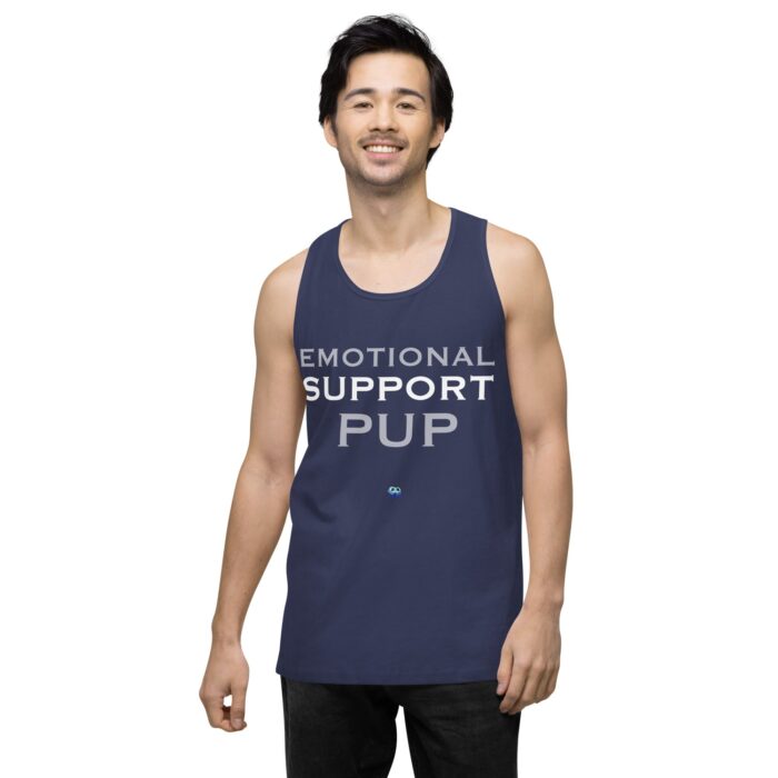 Men’s premium tank top - Emotional Support Pup - Image 28