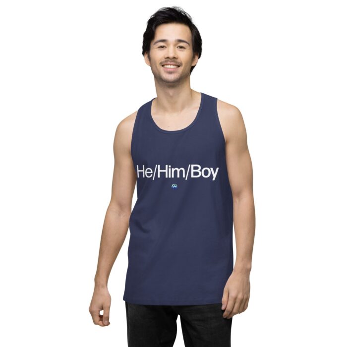 Men’s premium tank top - He/Him/Boy - Image 12